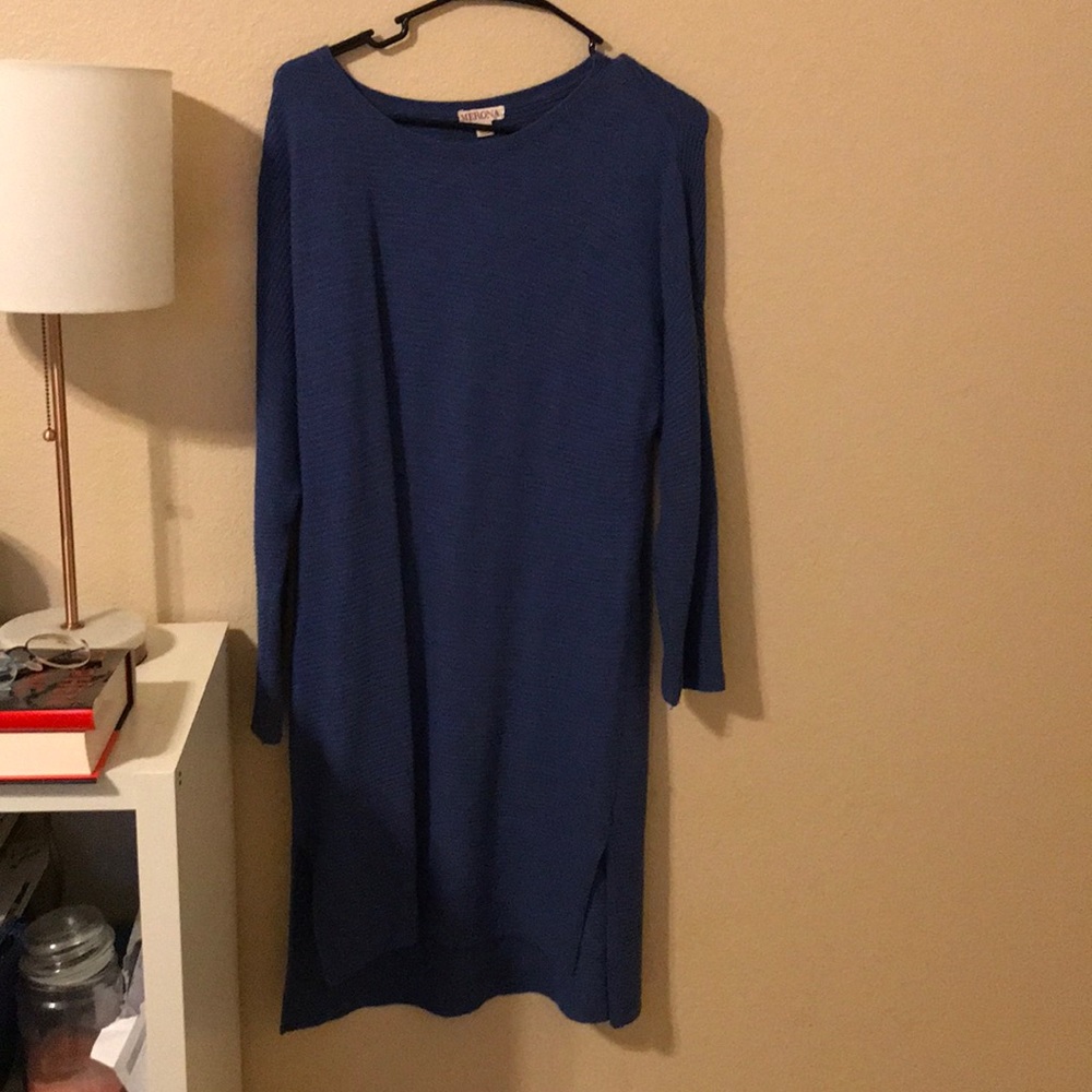 Blue dress